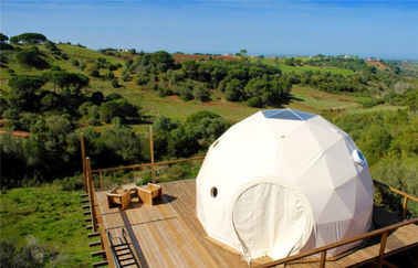 7m Geodezyjny glampingowy namiot kopułowy Hotele z PCV z izolacją