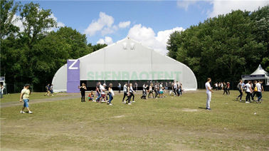 Powlekana konstrukcja z wytłaczanego stopu aluminium Duży namiot markizowy, namiot imprez sportowych Kluby piłkarskie