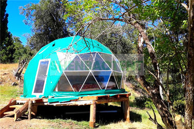 Wodoodporny namiot kopułowy dla dwóch gości Niestandardowe projekty Warstwa aluminiowa odporna na ciepło dla domu kempingowego