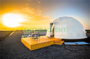 Luksusowy hotel PVC Cover Resort Namiot kopułowy Glamping Pokój z 2 łóżkami na rodzinne wakacje