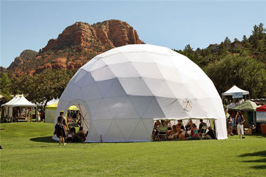 Wodoodporny namiot kopułowy Geodezyjny z PVC na 1000 osób Wodoodporny na zewnątrz